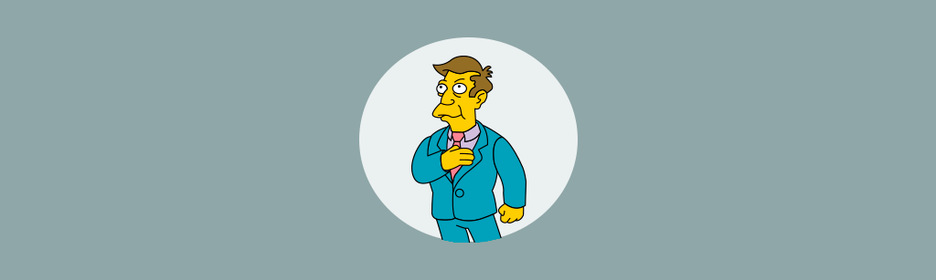 Seymour Skinner personagem do simpsons representando personas orientadas a necessidades