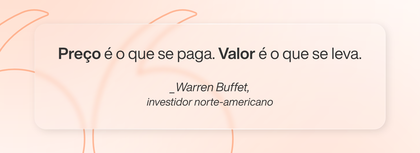 Frase de Warren Buffet, investidor norte-americano