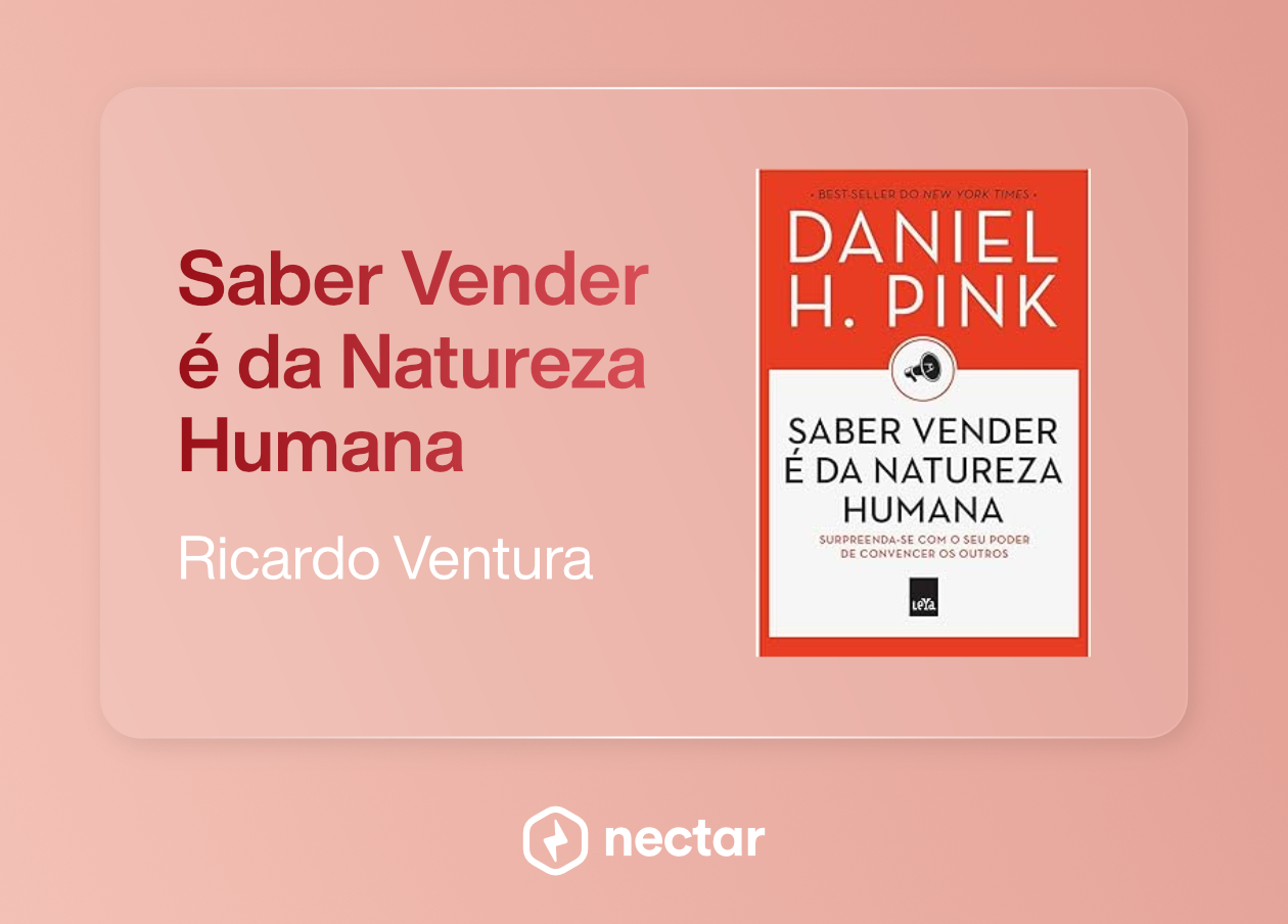 Livro "Saber vender é da natureza humana", de Daniel H. Pink